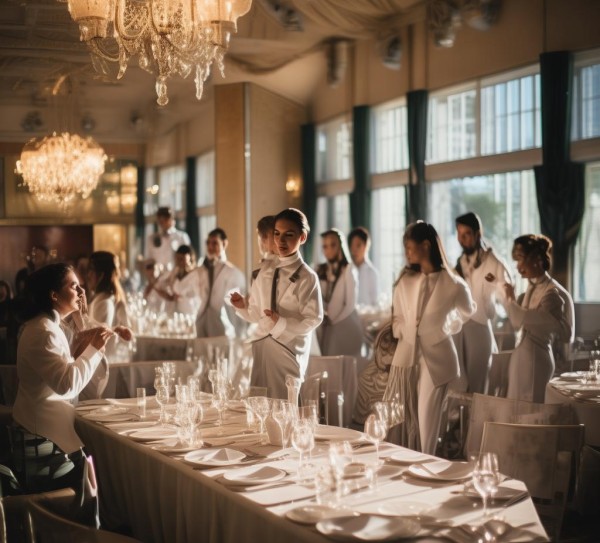 6分钟礼仪盛宴,酒店服务表演的精致与温度——解码酒店服务礼仪的匠心之美 6分钟礼仪盛宴,酒店服务表演的精致与温度——解码酒店服务礼仪的匠心之美