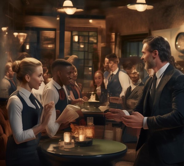 以礼待客暖人心,酒店服务礼仪情景剧(八人剧本) 以礼待客暖人心,酒店服务礼仪情景剧(八人剧本)