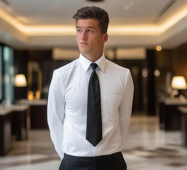 酒店服务生站姿礼仪图片,专业形象的视觉语言与核心素养 酒店服务生站姿礼仪图片,专业形象的视觉语言与核心素养